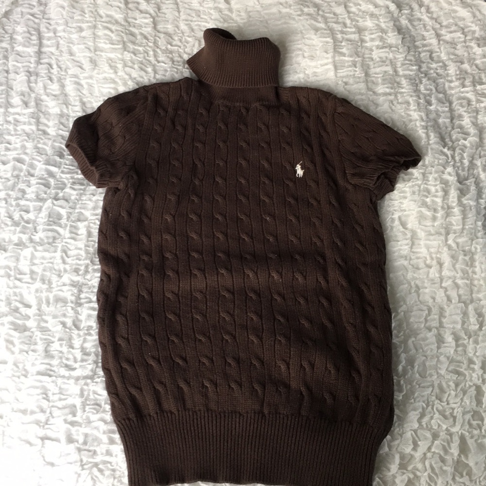 🍁👢Ralph Lauren Sport short sleeve sweater!!